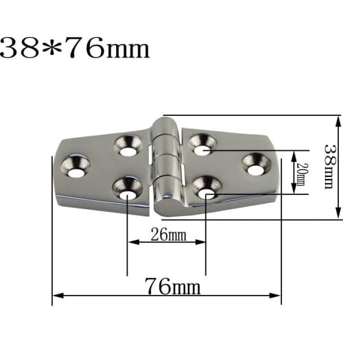 10 pcs per lot Marine Hardware Boat Cabin Hatch Flush Door Stainless Steel Hinge