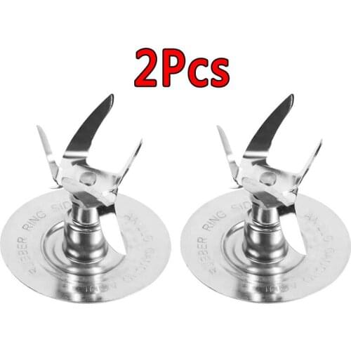 2Pcs Stainless Blender Blade Ice Blade Blender Parts Spare Replacement Parts For Oster 118530-001 BRLY07-B Kitchen Appliance