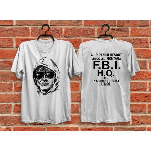 2020 Fashion The Unabomber 7-Up Ranch Resort Lincoln Montana T-Shirt New