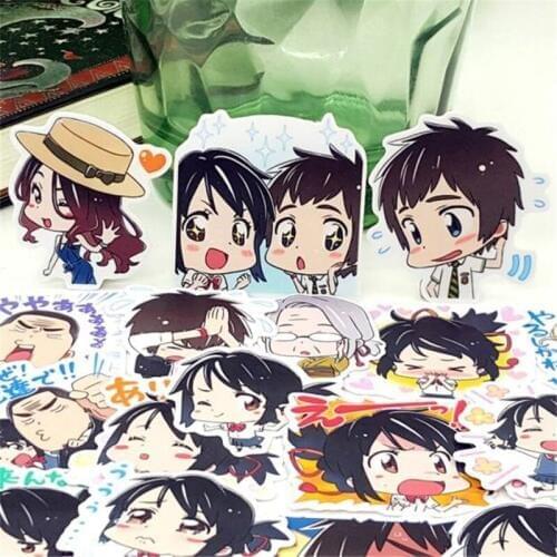 40 pcs Cute boy and girl Decorative Stickers Adhesive Stickers DIY Decoration Diary Japa Stationery Stickers Children Gift