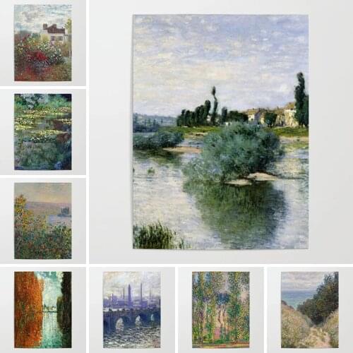 5D DIY Diamond Embroidered Rhinestone Claude Monet Wall Art Picture Landscape Mosaic Diamond Painting Home Decoration Gift