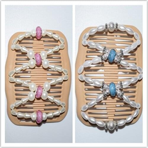 60pcs/lot fashion pink or blue mix style beautiful luxury magic comb free shipping 2019