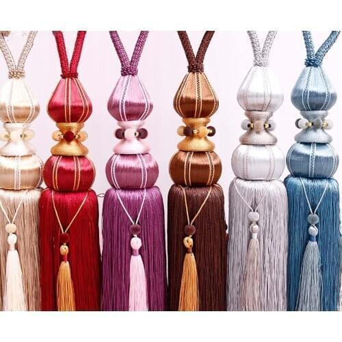 NewWindow accessories factory direct sales quality European tassels curtains heart ball hanging ball