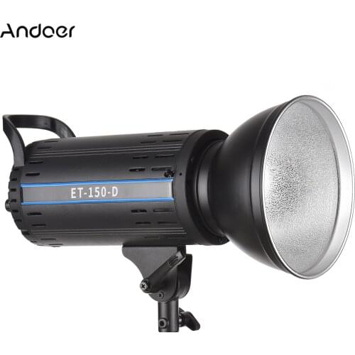 Andoer ET-150D-D 150W Studio LED Continuous Video Light 5600K Adjustable Brightness CRI 95+ w/ Standard Reflector Remote Control