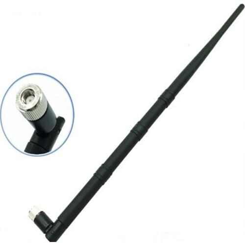 10pcs 2.4G 9dBi gain Antenna 802.11b/g/n WIFI Booster Wireless Lan omnidirectional RP-SMA male Antenna