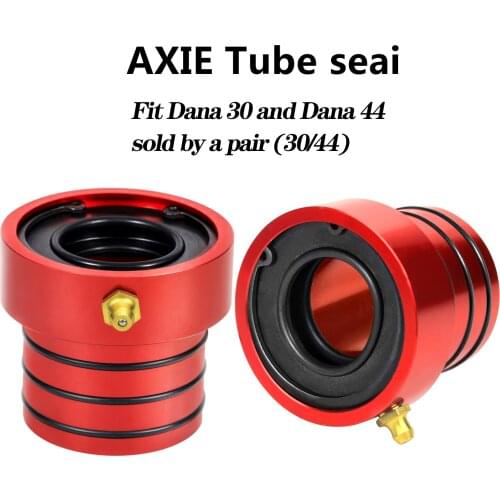Bolaxin 2PCS 30/44 MG21103 Front Axle Tube Seal Dana For Jeep Cherokee Wrangler JK YJ 2X Installation Tool Red/Black