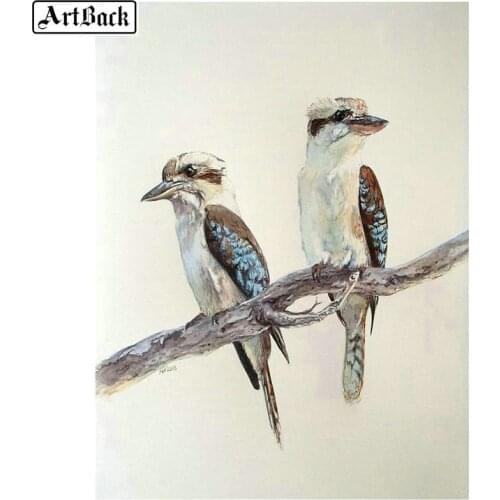 ArtBack 5d diy diamond painting bird animal full square diamond embroidery 3d round drill mosaic art sticker