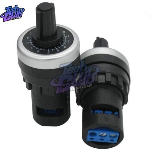 LA42DWQ-22 1K 2K 5K 10K 22mm Diameter Pots Rotary Potentiometer Converter Governor Inverter Resistance Switch