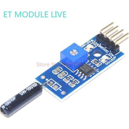 Vibration Sensor Module Vibration Switch Alarm Module SW-18010P for arduino normally open shock sensor module Diy Kit
