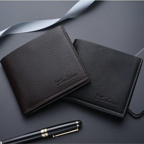 Mens casual short Wallets Credit ID Card Holder Wallet Masculina Billetera Hombre Purse Male Money slim Uomo Porte Slim