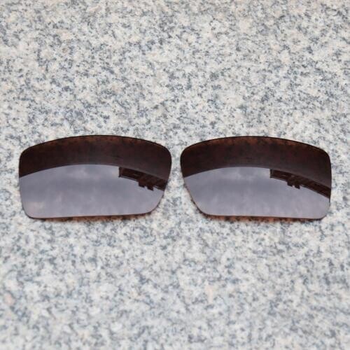 E.O.S Polarized Enhanced Replacement Lenses for Oakley Oil Drum Sunglasses - Earth Brown Polarized