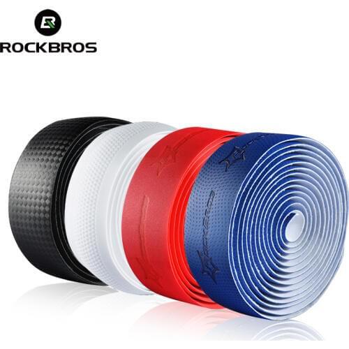 Rockbros Bicycle Handlebar Tape 2018 PU Road Bike Bent Tape PRO Anti-slip Anti-sweat Racing Cycling Hand Bar Tape Accessories