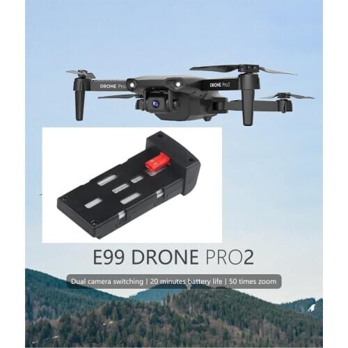 1800mAh Bettery Only Black Gray Fuselage Blade E99 Pro2 RC Dual Camera WIFI Photography Helicopter Foldable Quadcopter Dron Toys