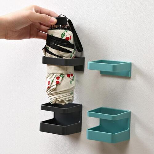 Umbrella Drain Storage Rack Umbrella Stand Multifunctional Long And Short Handle Hotel Household Adjustable Suction Wall Paste