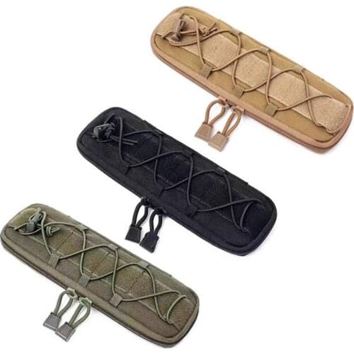 2pcs/lot Army fan Tactical MOLLE accessory bag, knife case, outdoor tactical equipment, mini kit, survival knife bag
