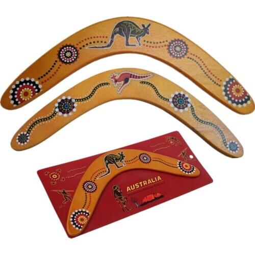 Throwback V Shaped Boomerang Disc Wooden Boomerang Throw Catch Whirl Darts Outdoor Game Family Party Funny Game Gift