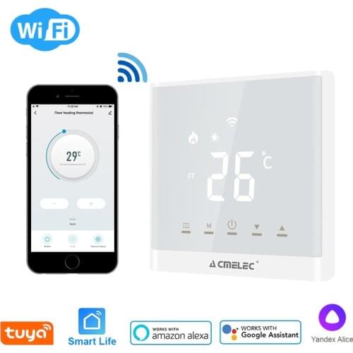 Tuya Smart Floor Heating Wifi Thermostat For Electric/Water/Gas Boiler Room Temperature Remote Controller for Google Home\Aleax