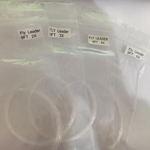 Top Quality Fly Fishing Line Tapered Leader 9FT 0X-6X 50pcs/LOT Free Shipping