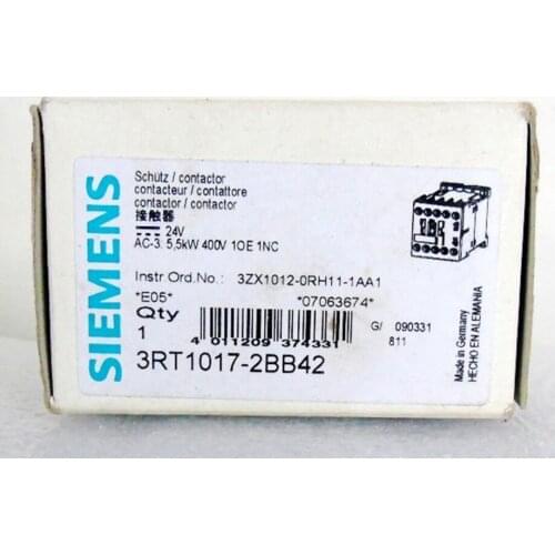 1PC New In BOX Siemens 3RT1 017-2BB41 Motor Conactor free shipping
