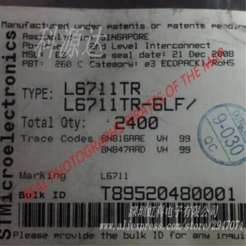 10pcs/lot L6711TR L6711 TQFP48 In Stock