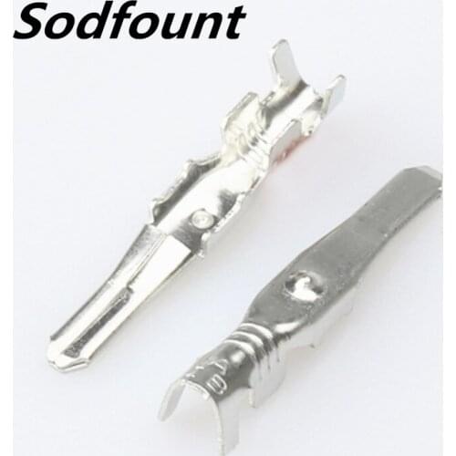 100pcs H62 brass tinned 2.8mm automotive terminal Automotive connector male terminal DJ616-2.8×0.8B