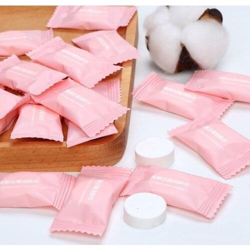 Portable Towel Pure Cotton Comfortable Dry Towel Small Package Face Towel Clean Hygienic Going Out Travel Business Trip 5 Pcs