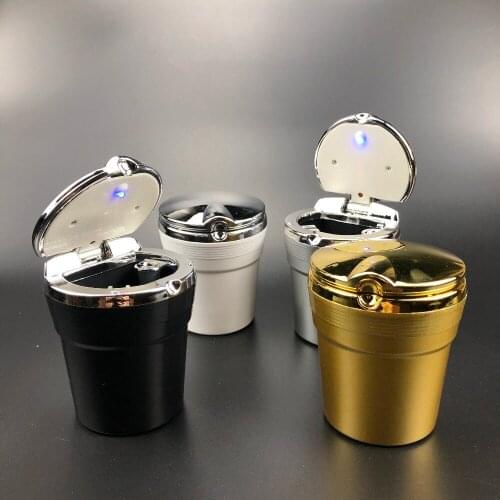 Car Ashtray with LED Blue Light For Suzuki SX4 SWIFT Alto Liane Grand Vitara jimny S-cross Spacia Splash Kizashi Wagon R IGNIS