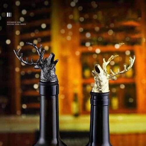 Modern Simplicity Deer Head Dispenser Zinc Alloy DeerLion Head Mouth Bar pourer Accessories