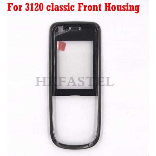 HKFASTEL New Housing For Nokia 3120c 3120 classic Front LCD Display Frame Middle Cover case replacement part