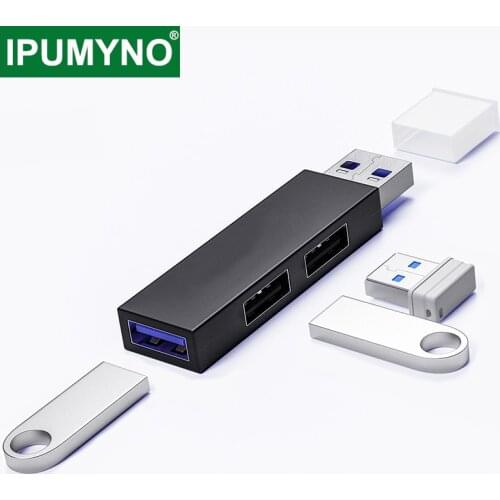 IPUMYNO Hub Usb 3.0 2.0 Multi 3 Usb Port Adapter Splitter High Speed For Macbook Lenovo Xiaomi Laptop Pc Computer Accessories