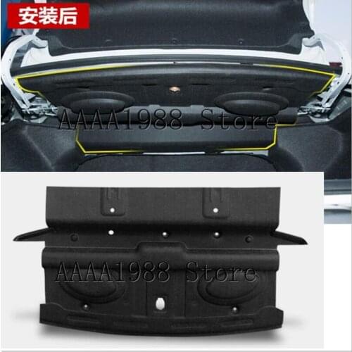2014 2015 2016 2017 2018 for Toyota Corolla Car Styling Car Trunk Soundproof Cotton Mat Sticker Protection 1Pcs/Set