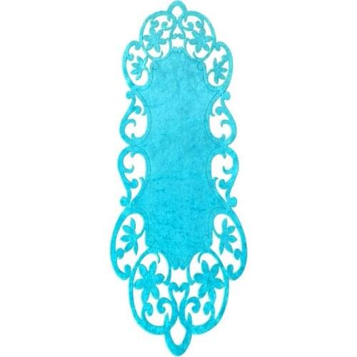 Magnolia Velvet Runner Turquoise