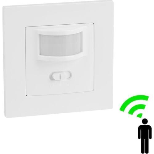 PIR Motion Sensor light Switch Recessed Wall Module Switch With PIR ON OFF Body Move Induction 3 Modes 100V-240V AC