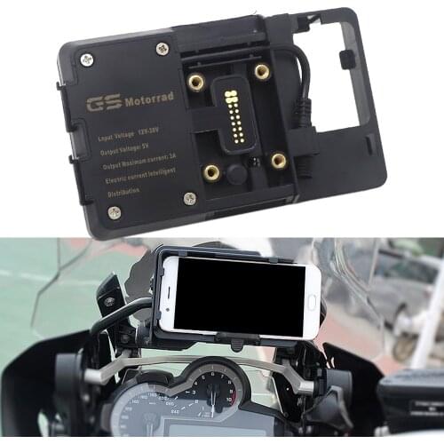 For BMW R1200GS r1200 GS handheld gps navigator usb charger motorcycle Phone Navigation holder Africa Twin CRF1000L ADV 800GS