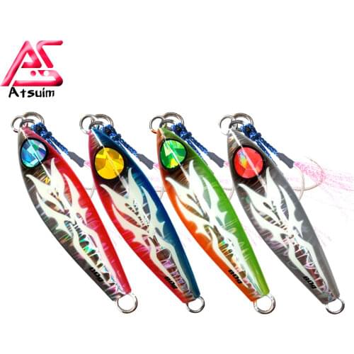AS Leurre Pesca Slow Jig 80g120g150g200g Lure Fishing Hooks Sinking Metal Fish Saltwater Artificial Hard Baits Tackle Angler