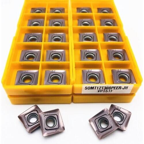 Carbide inserts SOMT12T308 JH VP15TF high quality metal carbide tools SOMT 12T308 CNC parts cutting tools SOMT turning tools