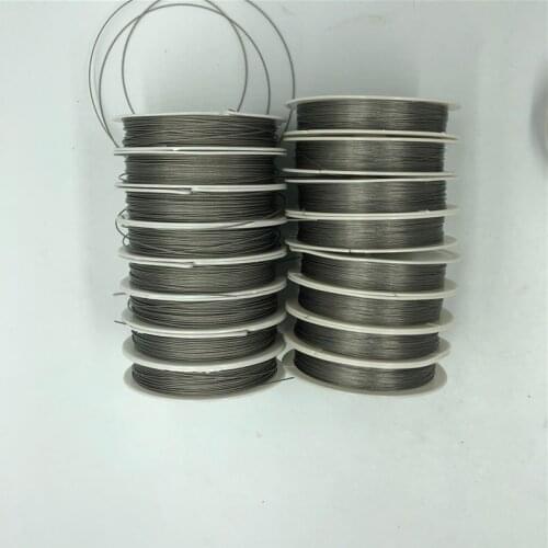 1roll 0.3/0.38/0.45/0.5/0.6/0.7/0.8mm Stainless Steel Wire Never Fade Wire Cord Line Handmade DIY for Jewelry Making