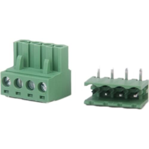 10pcs Angel 4 Pin Pitch 5.08mm Screw Terminal Block Connector Pluggable Type
