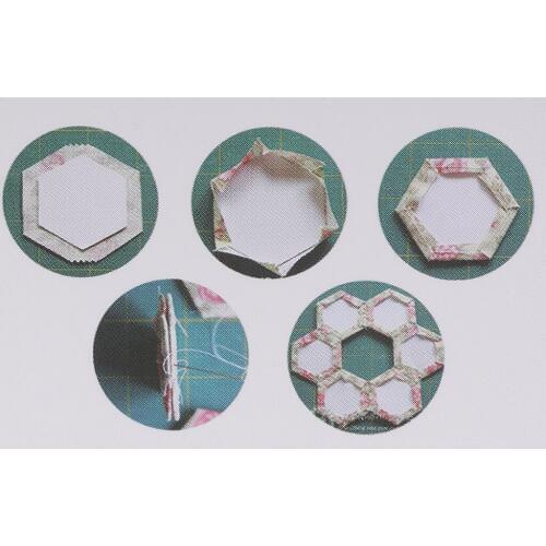 100 Pieces Paper Patterns Quilting Templates Craft 70mm Length for Cloth Garment Sewing Tools Accessories