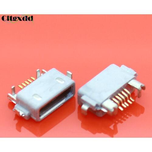 Cltgxdd 2pcs Micro USB connector Charge jack for Sony Xperia Z L36h L36i L36a C6603 C6602 C6606 ST18i WT18i WT19i ST25i LT25i