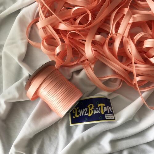 25yards/roll Polyester 5/8"(15mm) Satin Bias Tape Bias Binding Solid Color For DIY Garment Sewing And Trimming