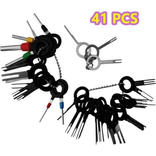 3/8/11/18/36/41PCS/Set Car Plug Terminal Extraction Pick Back Needle Wire Harness Connector Crimp Pin Auto Repair Tool