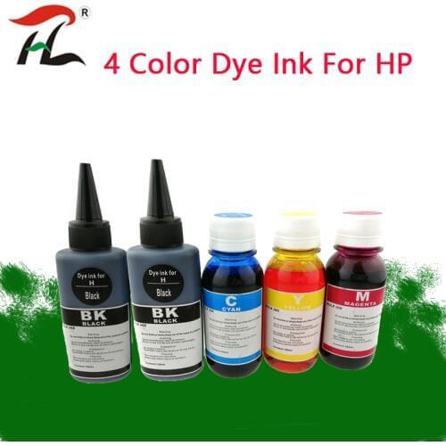 4 Color Dye Ink For HP,for HP Premium Dye Ink,General for HP printer ink all models 302XL 304XL 802XL 803XL 62XL 63XL 301XL 950