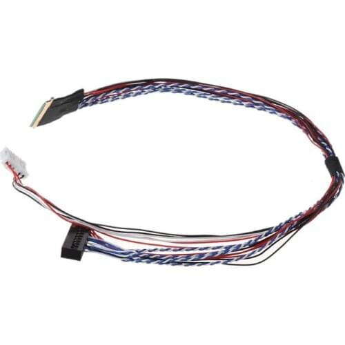 40Pin 6 Bit LVDS Cable for7/8/10.1/11.6/12.5/13.3/14/15.6\" LCD/LED Panel Display