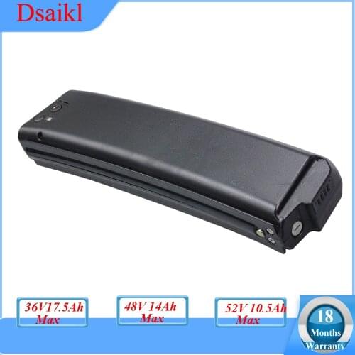 Folding ebike battery pack 48V 10Ah 12Ah 14Ah 500W 750W electric bike frame battery with charger