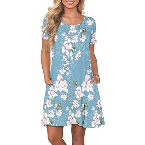 Летние платья с рукавами LOEL China At AliExpress