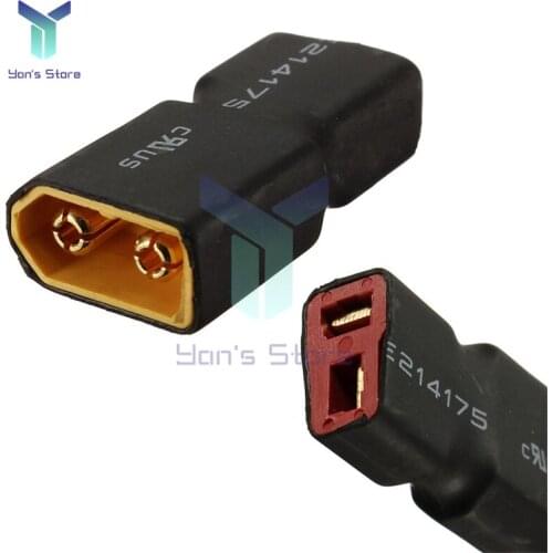 New RC XT60 Male To Deans Plug Female T Connector Adapter Car Plane Lipo Battery Diy Kit Eletronic Tool Pluggable Terminal Block