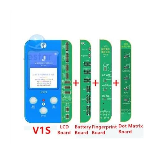 JC V1S for IPHONE 7 8 8P X 11 12 Photosensitive Original Color Touch shock Battery Fingerprint SN Dot Matrix Programmer