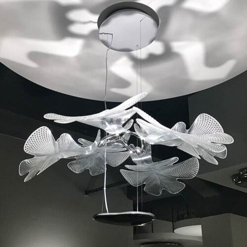Post Modern Chlorophilia LED Suspension Light LED Clear acrylic light Loft art deco pendant light Hang linear pendant light