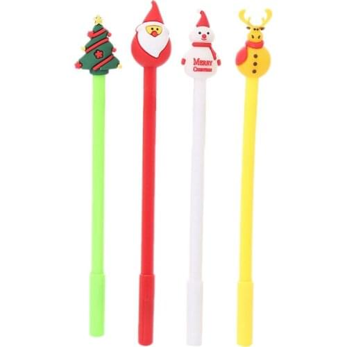Christmas Gel Pen Cartoon Creative Learning Stationery Student Water-Based Pen Suitable for Cute Christmas Prize(48 Pcs)